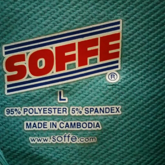 SOFFE , LARGE,  NEW HOODIE, TEAL GREEN. - Picture 4 of 7